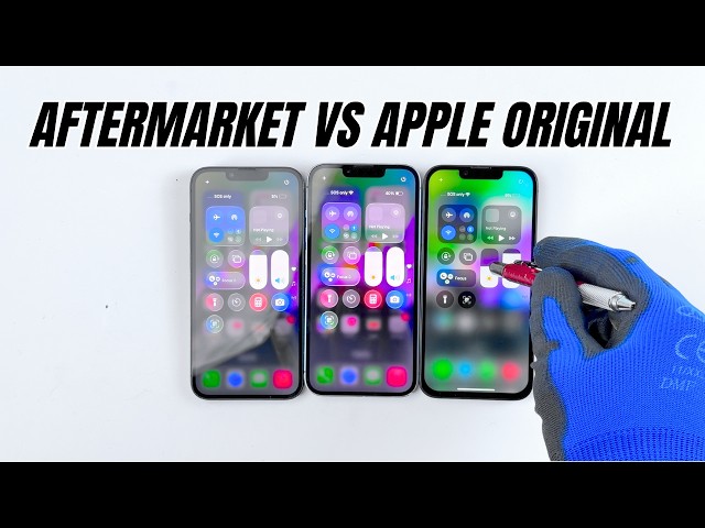 Aftermarket OLED vs Original Apple OLED: iPhone Display Test And Side By Side Comparison!