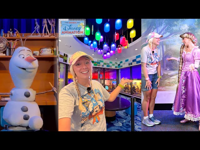 NEW Magic of Disney Animation Grand Opening! Olaf Draws, Off The Page, Drawn to Wonderland & MORE
