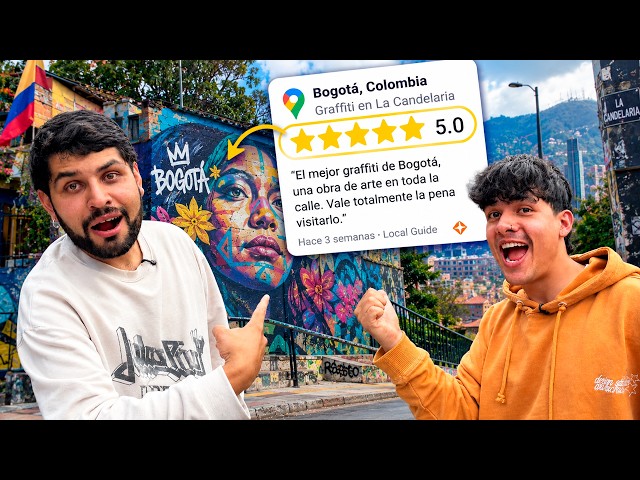 I searched for the top-rated MURALS in Bogota on Google Maps with @receso