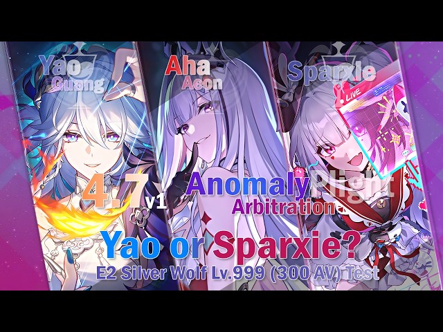 HSR 4.7 Beta v1 | Yao or Sparxie? Who's SW999 Best Partner | Full E2S1 | Anomaly Arbitration: Plight