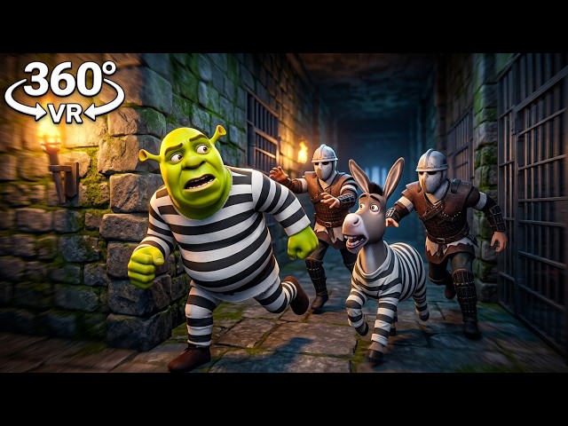 SHREK 360° VR - PRISON ESCAPE!
