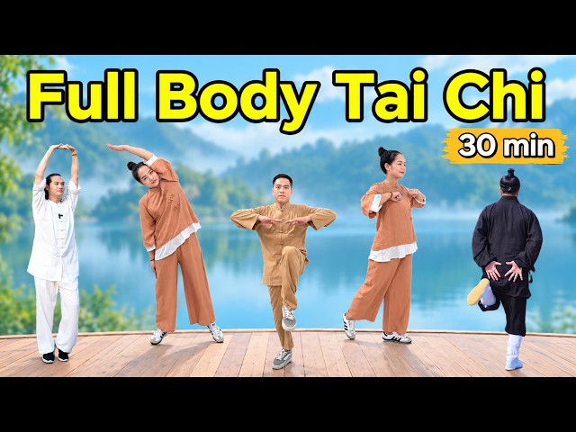Tai Chi at Home for a Full Body Workout | Lower Cortisol & Burn Belly Fat