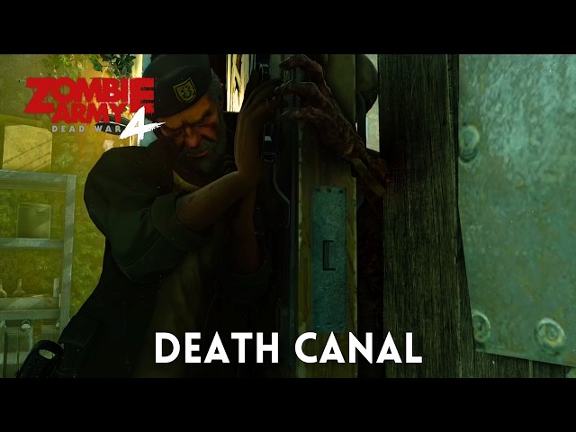 Zombie Army 4: Dead War - Walkthrough 4K 60FPS HDR - Death Canal (Hard)