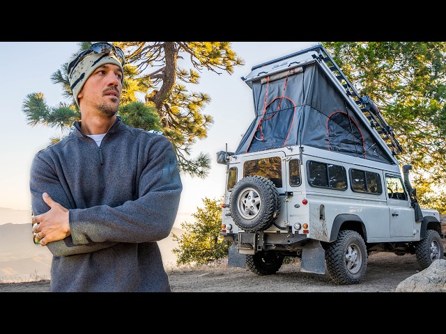 24 Hours Solo Overland Camping in California’s Remote Mountains
