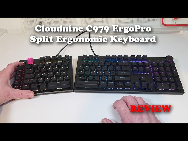 Cloudnine C979 ErgoPro Split Ergonomic Keyboard For MAC and PC REVIEW