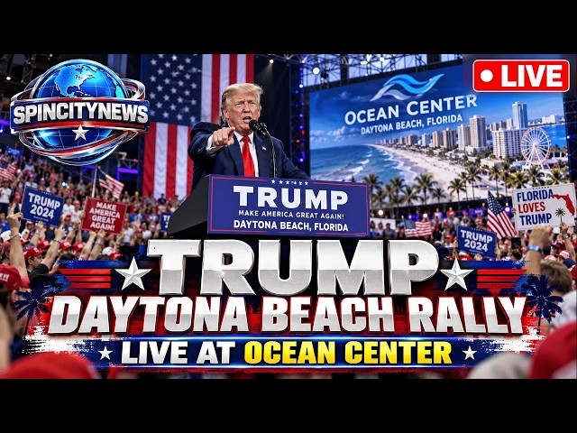 LIVE: President Trump speaks at campaign rally in Daytona Beach, FL #trump #viral #live 📱