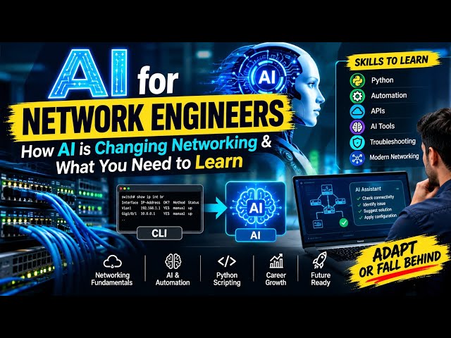 AI for Network Engineers: How AI Is Changing Networking & What You Need to Learn
