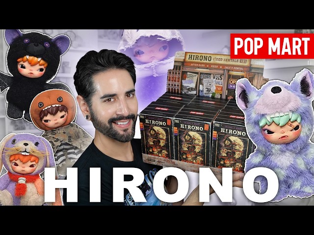 NEW HIRONO! 🦇 After Dark  🎃 Plush Pendant Series! 💜 POP MART BLIND BOX