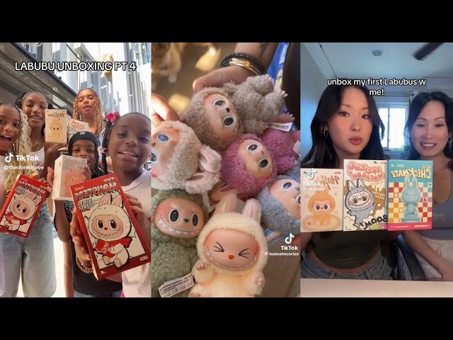 LABUBU UNBOXING COMPILATION
