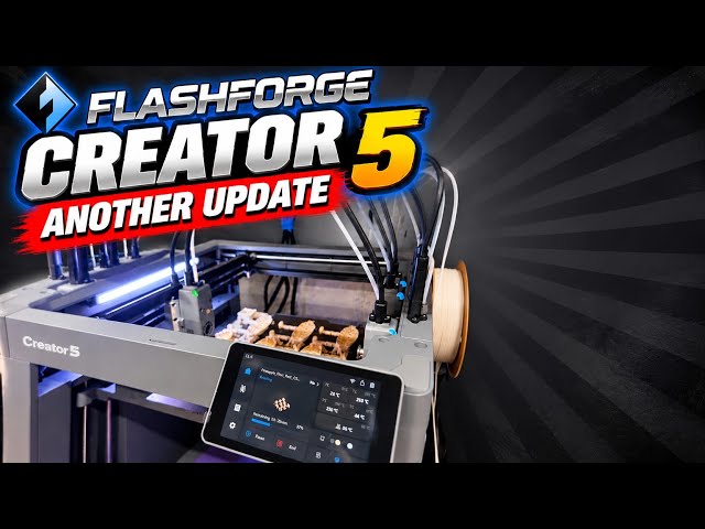 3x Flashforge Creator 5 in One Shop — Current Problems & Honest Opinion