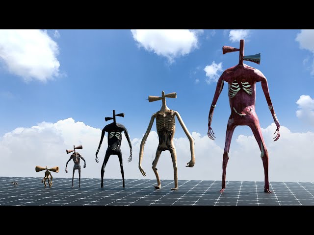 Siren Head VFX Size Comparison