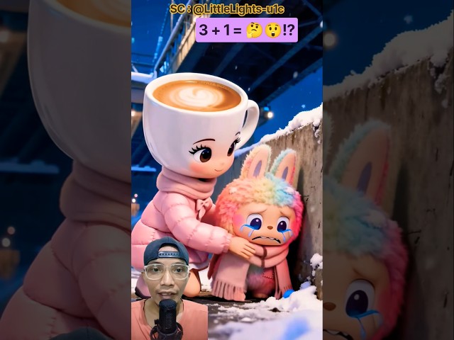Labubu Is Freezing, Luckily Saved by Balerinna Cappuccina‼️😱 #shorts