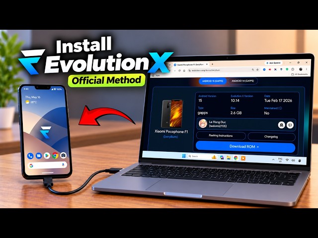 Install EvolutionX Custom ROM on Your Android Phone – Official Method
