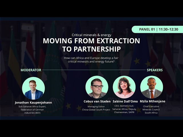 The future of African–European relations: Moving from extraction to partnership