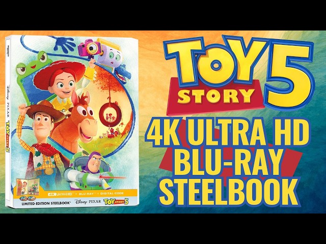 Toy Story 5 Disney/Pixar 4K Ultra HD + Blu-ray + Digital Limited Edition Collectible Steelbook