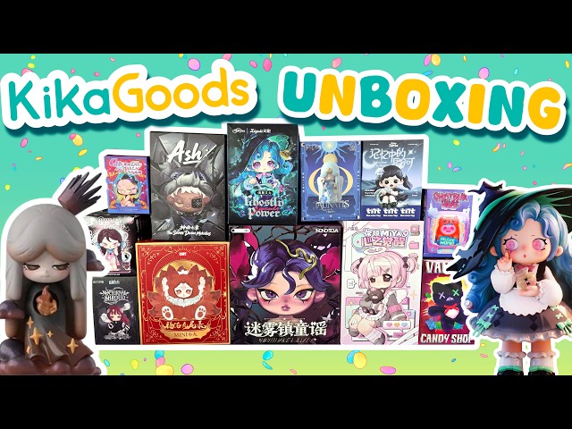 Opening Dark Gothic Blind Boxes! - KikaGoods Unboxing