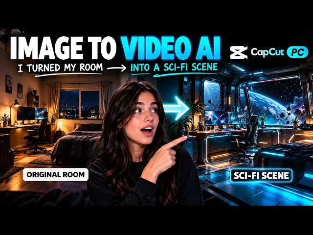 Image to Video AI: I Turned My Room into a Sci-Fi Scene | CapCut PC