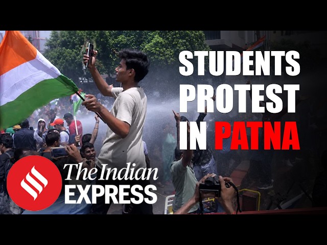 Students Protest Alleged SI Recruitment Irregularities, BPSC 70th Exam Row In Patna