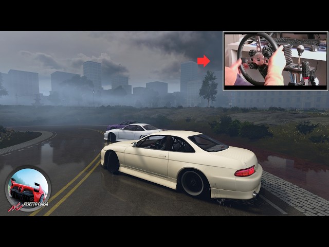 Toyota Soarer Drifting Brooklyn Park Remastered  - Assetto Corsa | Fanatec CSL DD