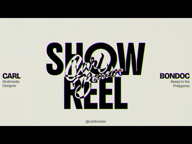 Carl John Bondoc — Video Editing & Motion Graphics Showreel 2026