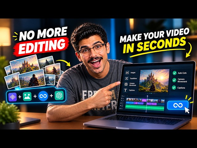 Stop Wasting Your Time on Video Editing! 🤯 This Ai Tool Does It ALL — 100% FREE!