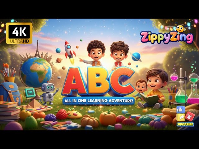 ABC Learning Collection – 13 Fun & Educational ABC Videos for Kids | Learn A to Z with Zippy Zing