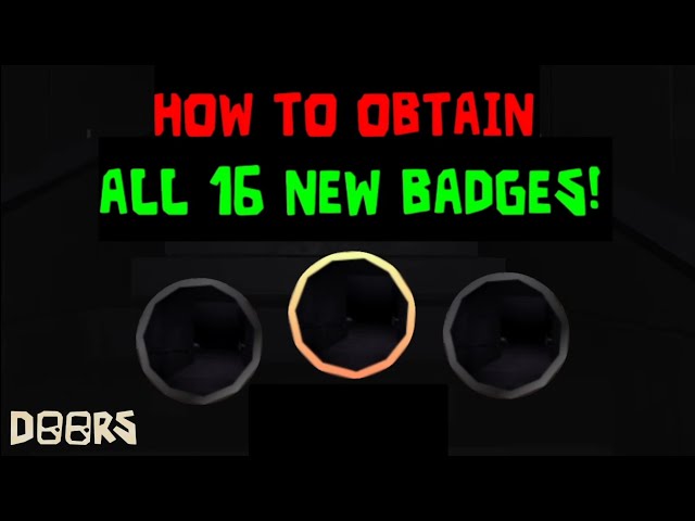 [PART 2] How To Get ALL 16 NEW BADGES IN THE DOORS ACCESS GRANTED UPDATE