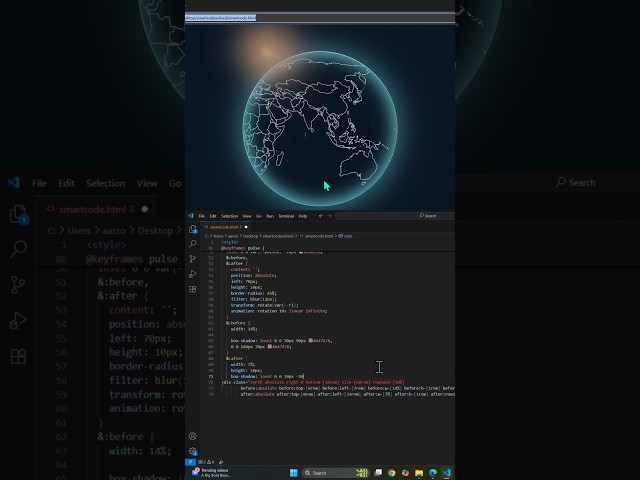 Make INSANE Motion Graphics Backgrounds | HTML & CSS Animation  #coding #html