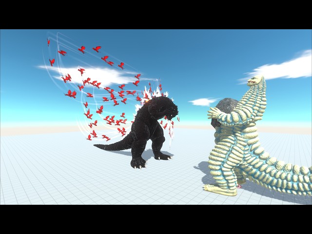 Powerful Godzilla in Hell With a New Skill - Animal Revolt Battle Simulator