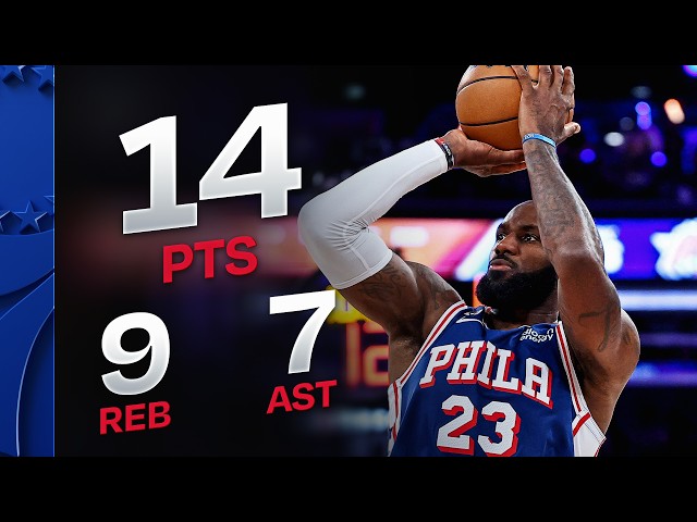 LeBron James DOES IT ALL in his 76ers Debut | October 20, 2026