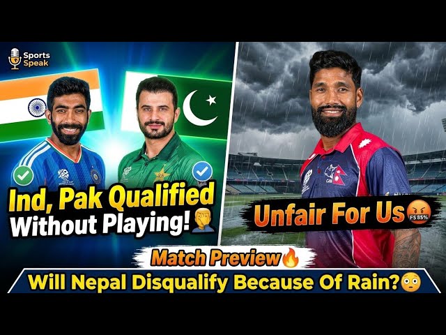 Nepal🇳🇵vs. Srilanka🇱🇰 Preview || India, Pak Qualified🤦 Nepal Out It It Rains😮‍💨 || Sports Speak😎