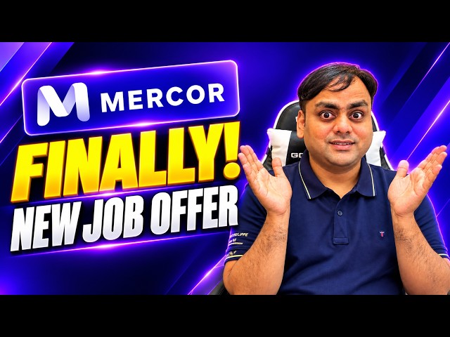 Finally! I Got a New Job Offer from Mercor | Mercor Jobs 2026