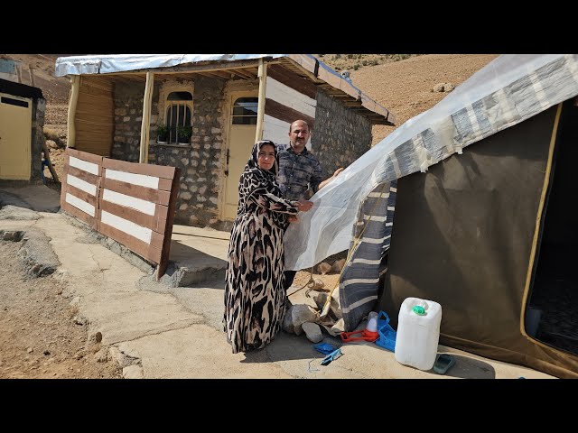 The last tent guard has arrived; is Ahmad and Farideh's tent ready for winter?