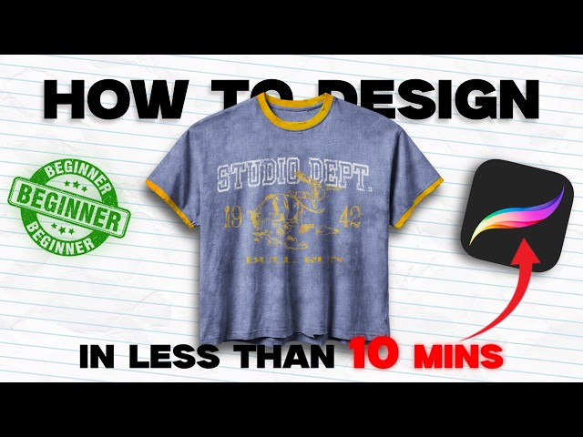 How I Use PROCREATE To Design Clothes (Beginner Friendly) 2026