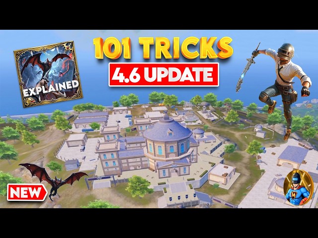 BGMI NEW UPDATE 4.6 - HOW TO PLAY - 101 TRICKS