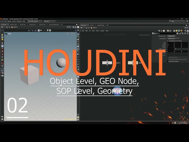 PART 02: Houdini Object Level vs SOP Level