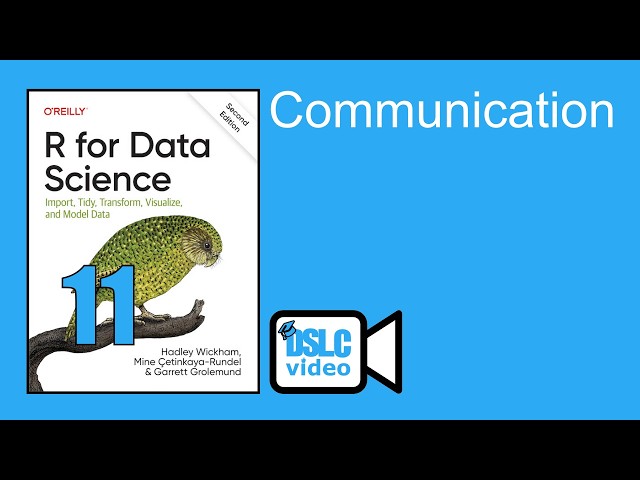 R for Data Science: Communication (r4ds12 11)
