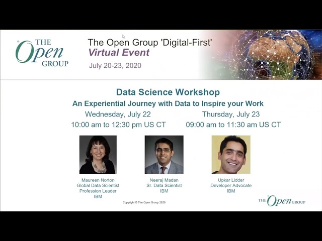 Data Science Workshop: An Experiential Journey with Data to Inspire Your Work