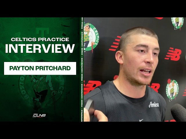 Payton Pritchard Talks About Contract Extension | Celtics Practice