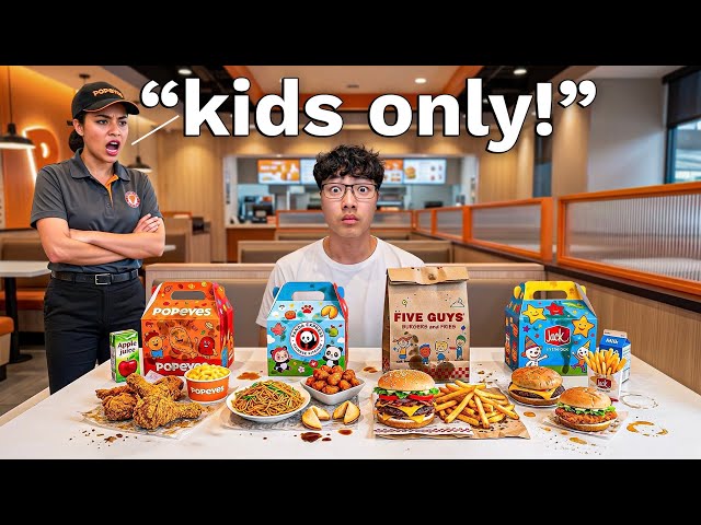 I Tried Every Kids Menu