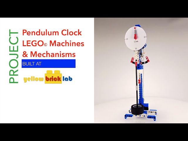 Pendulum Clock with LEGO® Machines & Mechanisms
