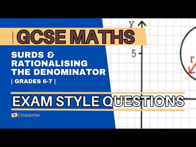 GCSE MATHS REVISION | EXAM STYLE QUESTIONS | SURDS