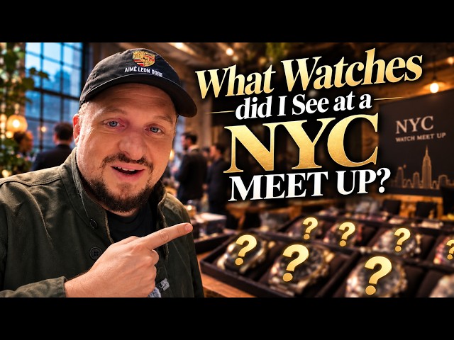 What Watches are on Wrist at an NYC Watch Meetup?