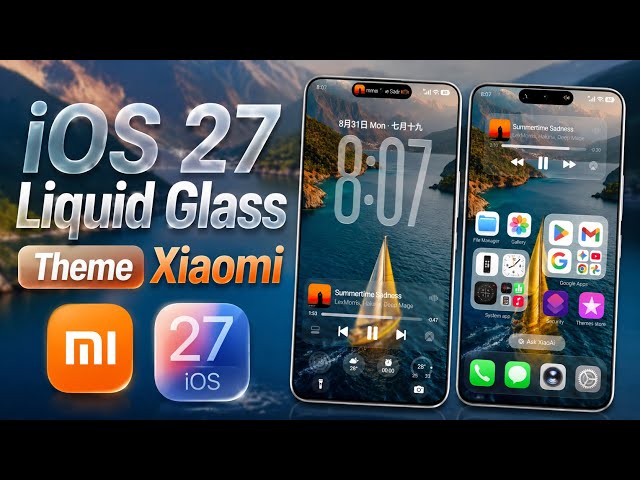 New Chinese Theme Pack With iOS 27 Liquid Glass for Xiaomi Global