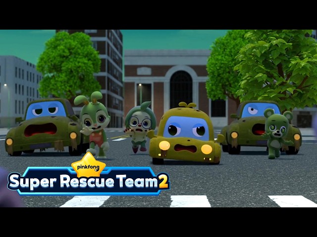 Watch Out for the Zombies! | 🎃 Spooky Scary Halloween | Pinkfong Super Rescue Team