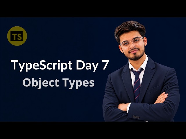 Object Types in Typescript #day7 | Typescript for beginners Easy Explanation | Using GFG & GPT