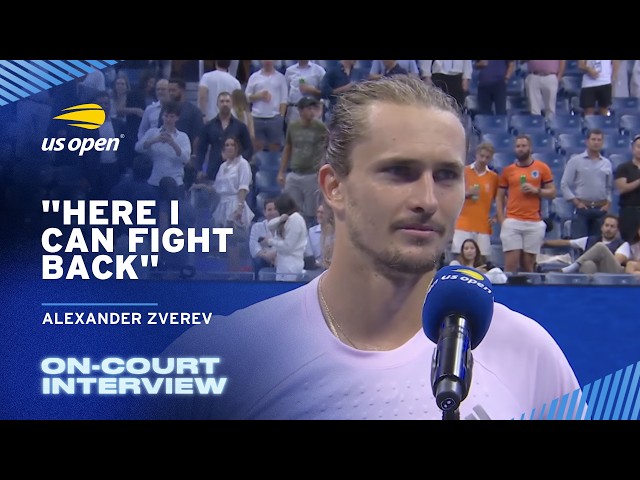 Alexander Zverev On-Court Interview | 2026 US Open Round Quarterfinal