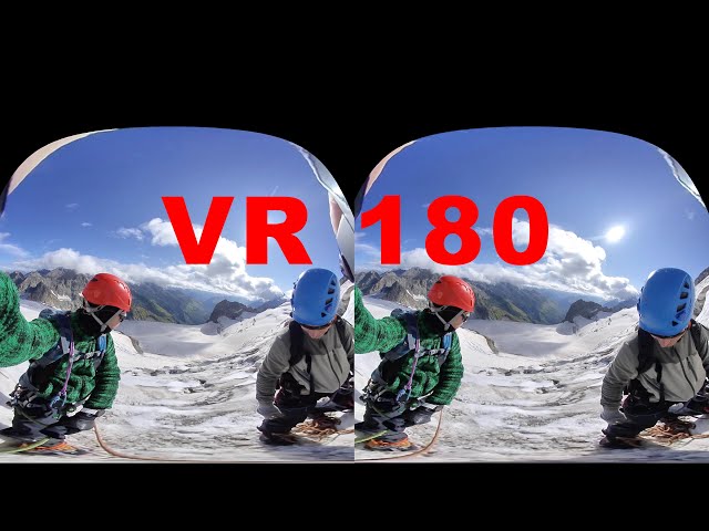 (180 VR) Mountaineering in Caucasus//Восхождение на Джаловчат-Узловая (Домбай, Кавказ)