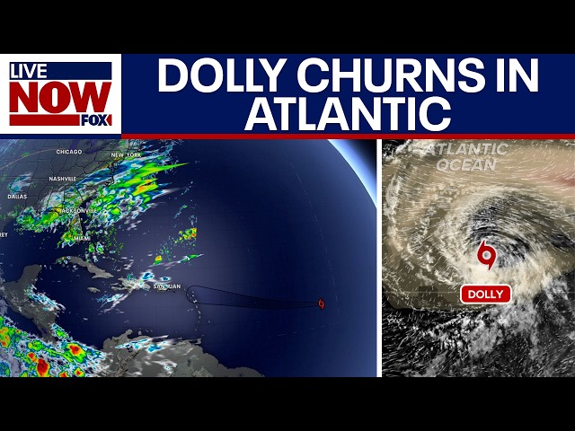 Tracking Tropical Storm Dolly in the Atlantic 