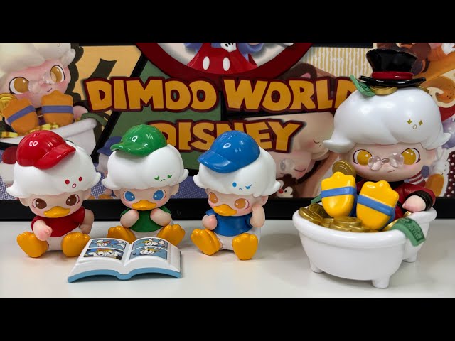 Full Unboxing of POP MART x Dimoo World Disney Series Set